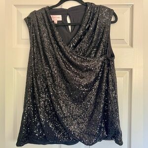 Chico's Black Label Mesh Top